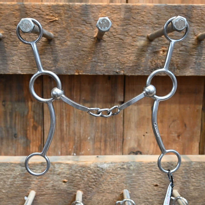 Flaharty Circle Gag Square Center Chain Bit
