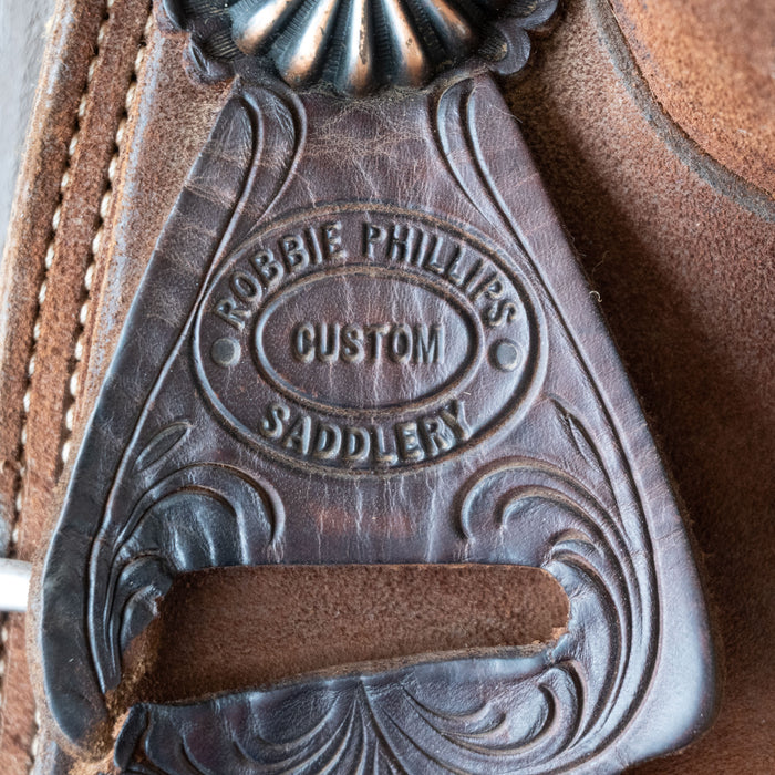 13" USED ROBBIE PHILLIPS BARREL SADDLE