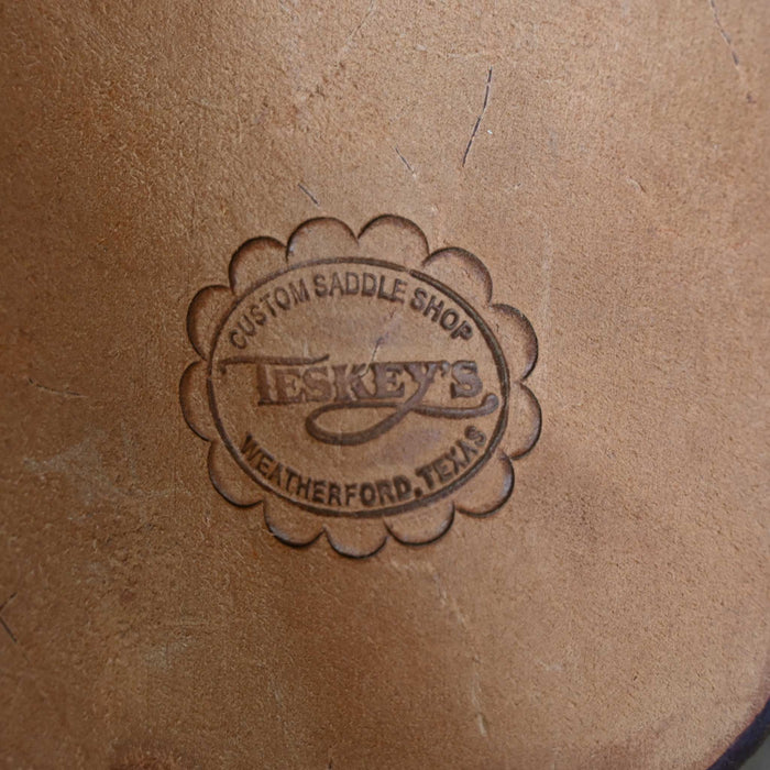 14" DEMO TESKEY'S CALF ROPING SADDLE