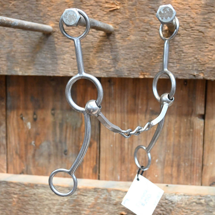 Flaharty Circle Gag Square Center Chain Bit