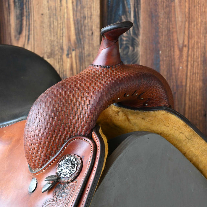 15.5" USED CIRCLE Y TEAM PENNER SADDLE