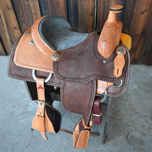 14.5" LAZY L ROPING SADDLE Saddles - New Lazy L