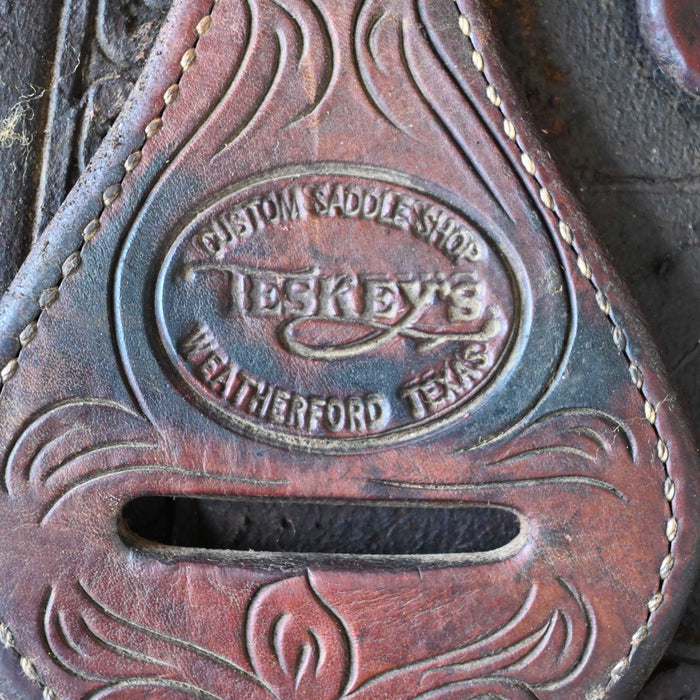 15.5" USED TESKEY'S WADE SADDLE