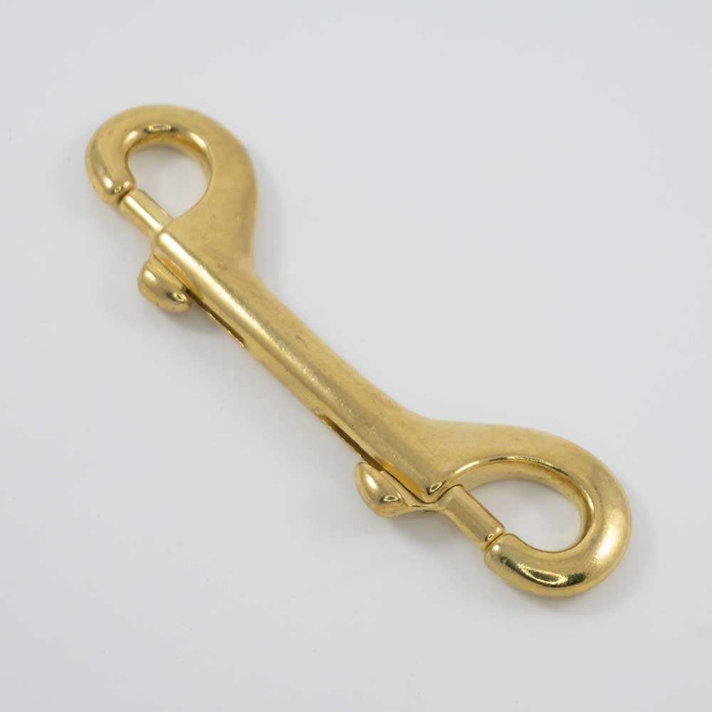 Solid Brass Double End Snap 4 3/4"