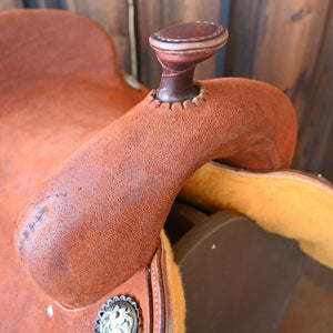 16.5" JEFF SMITH COW HORSE SADDLE Saddles Jeff Smith