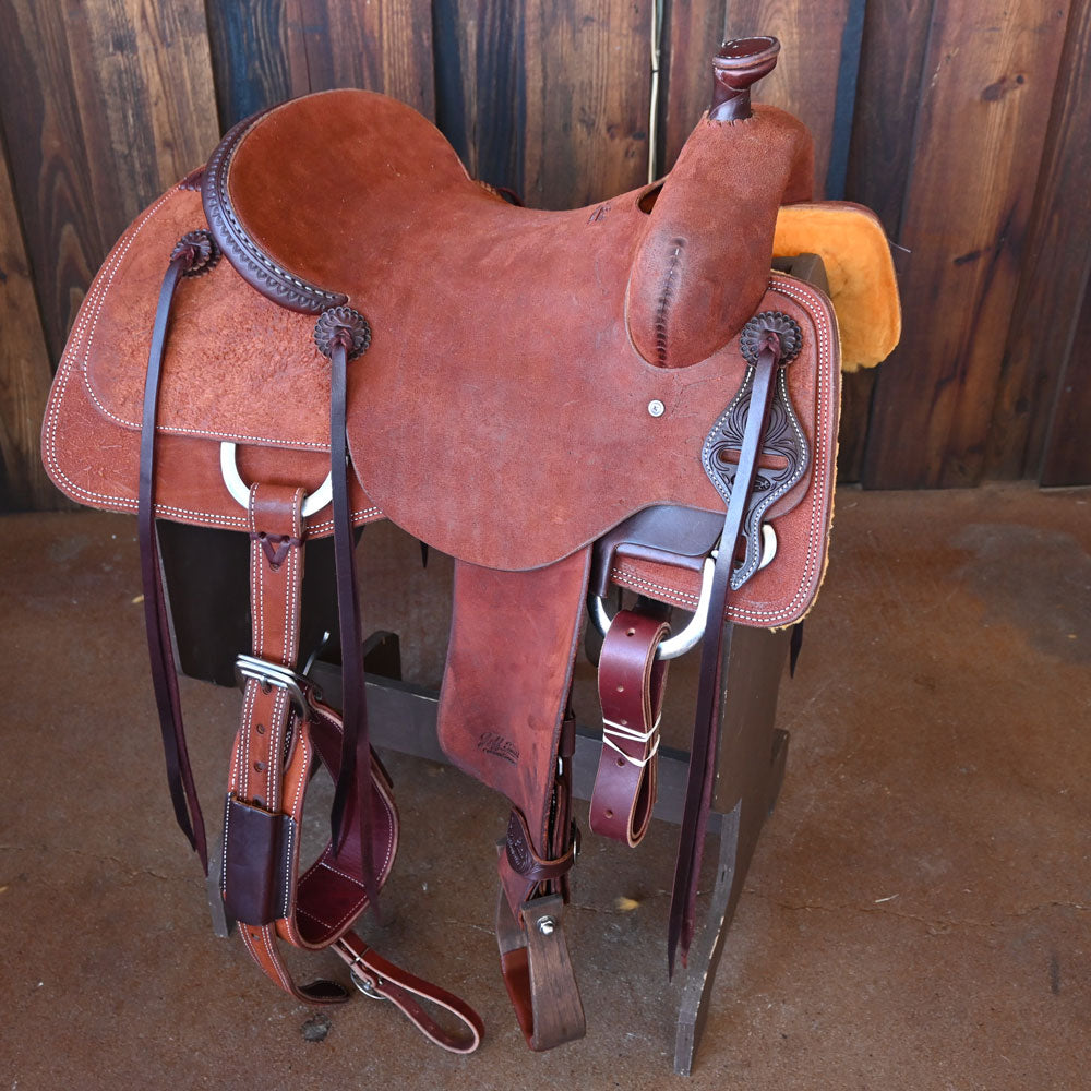 15.5" JEFF SMITH COW HORSE SADDLE Saddles Jeff Smith