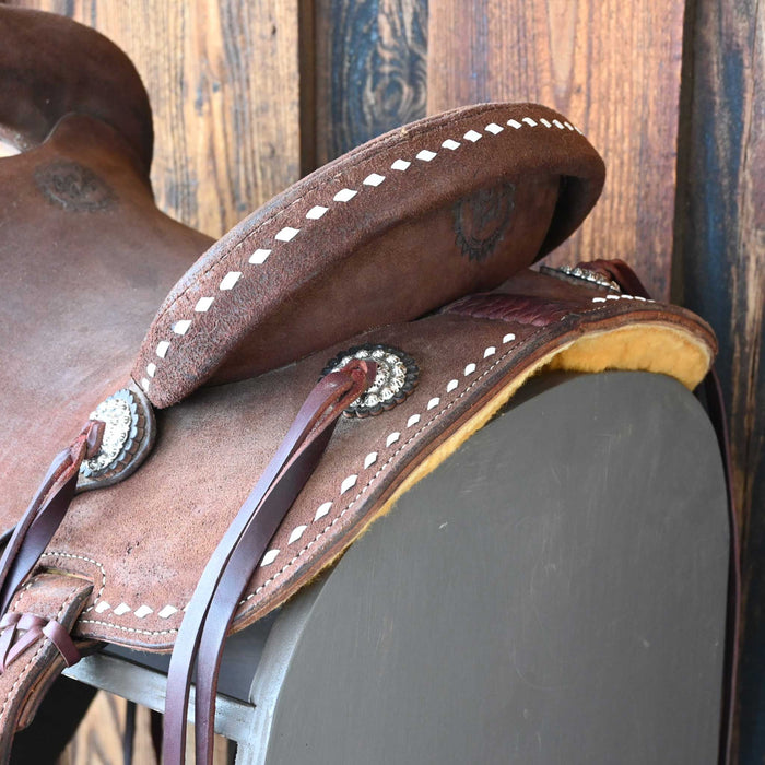 14.5" USED JEFF SMITH JACKIE GANTER BARREL SADDLE