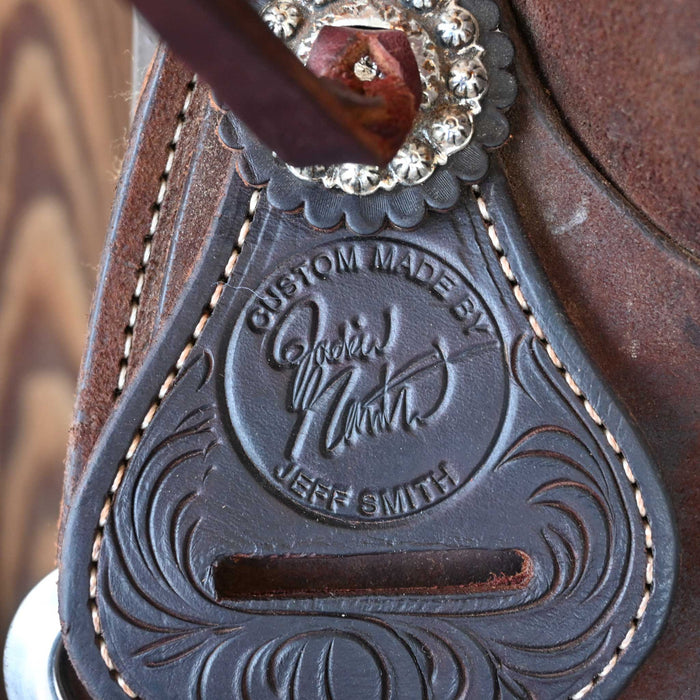 14.5" USED JEFF SMITH JACKIE GANTER BARREL SADDLE