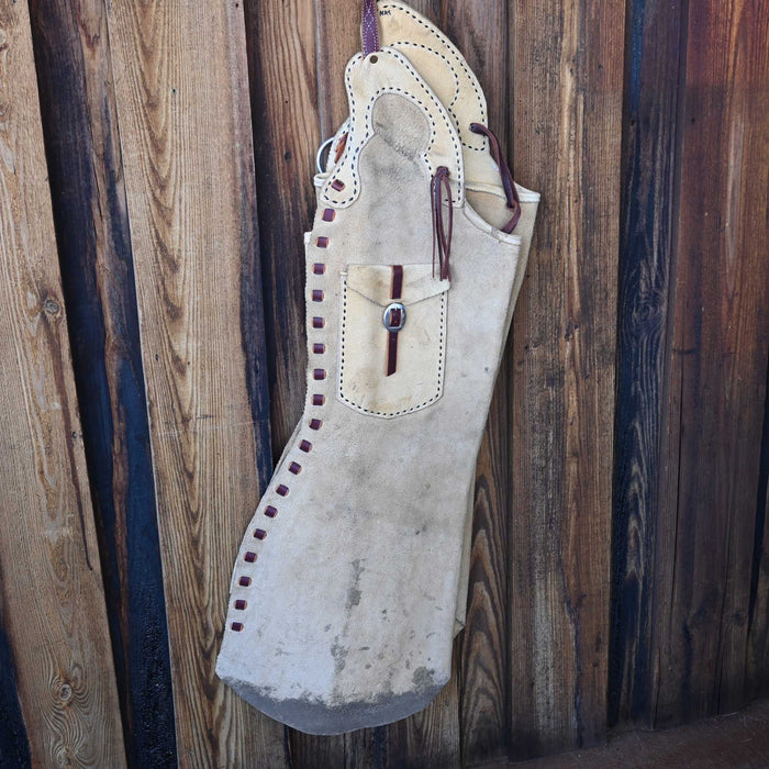 Heavy Boar Hide Stepthrough Chaps