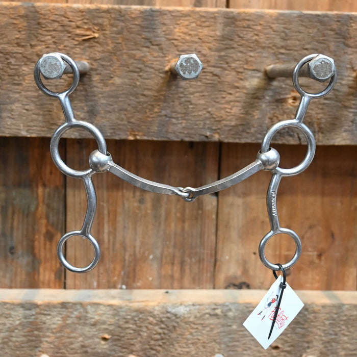 Flaharty Lil' Circle Gag Square Snaffle Bit