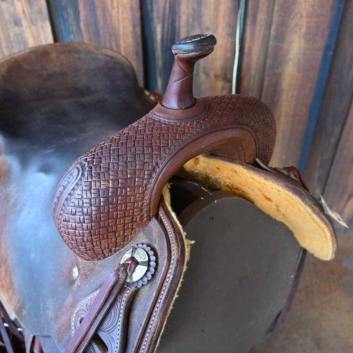 16" USED JEFF SMITH BEAU GALYEAN CUTTING SADDLE Saddles - Used Jeff Smith