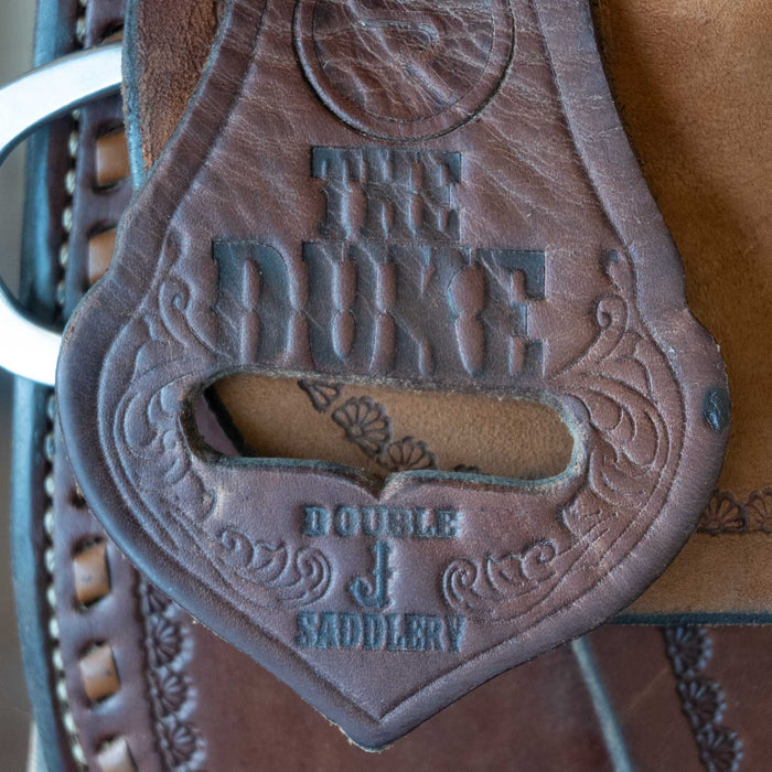 14" USED DOUBLE J THE DUKE BARREL SADDLE