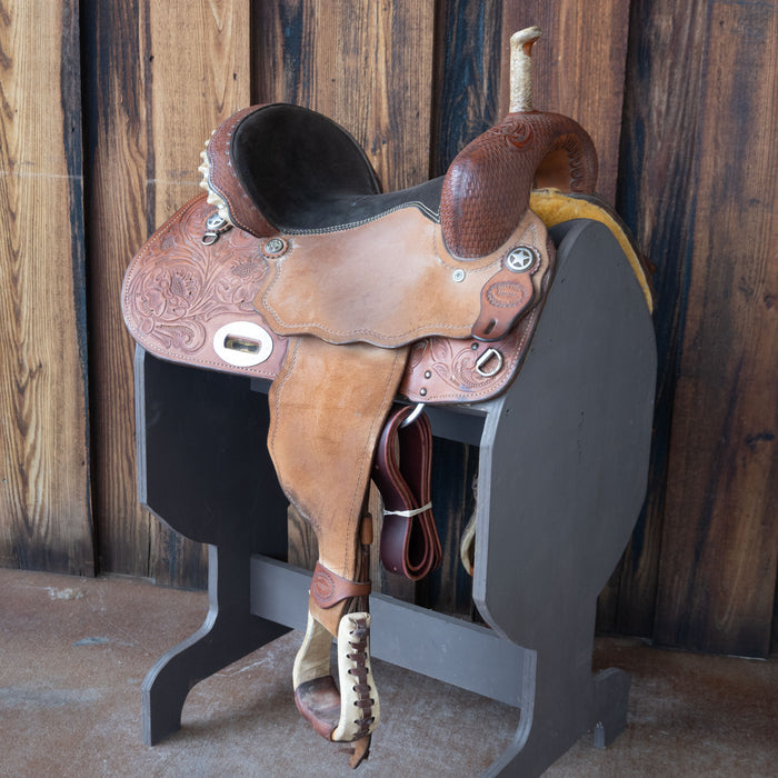 14.5" USED BILLY COOK BARREL SADDLE