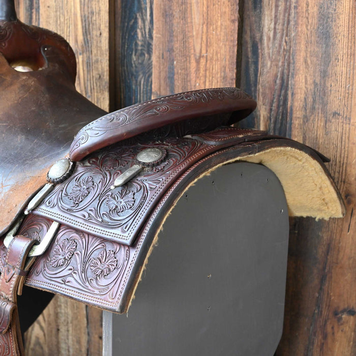 16" USED SADDLE HOUSE RANCH CUTTER SADDLE