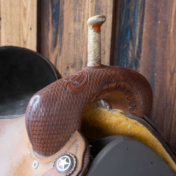 14.5" USED BILLY COOK BARREL SADDLE