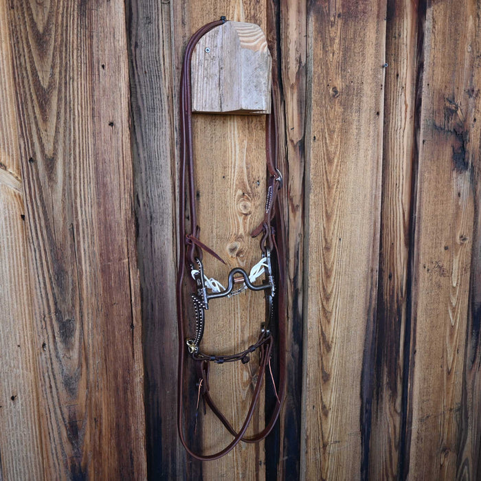 Alderson Solid Port Bridle Rig w/ Split Ear Headstall