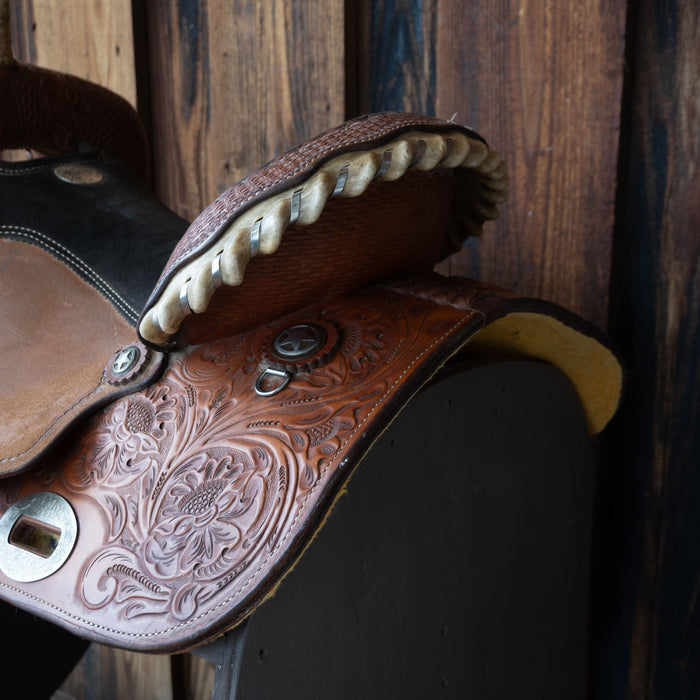 14.5" USED BILLY COOK BARREL SADDLE