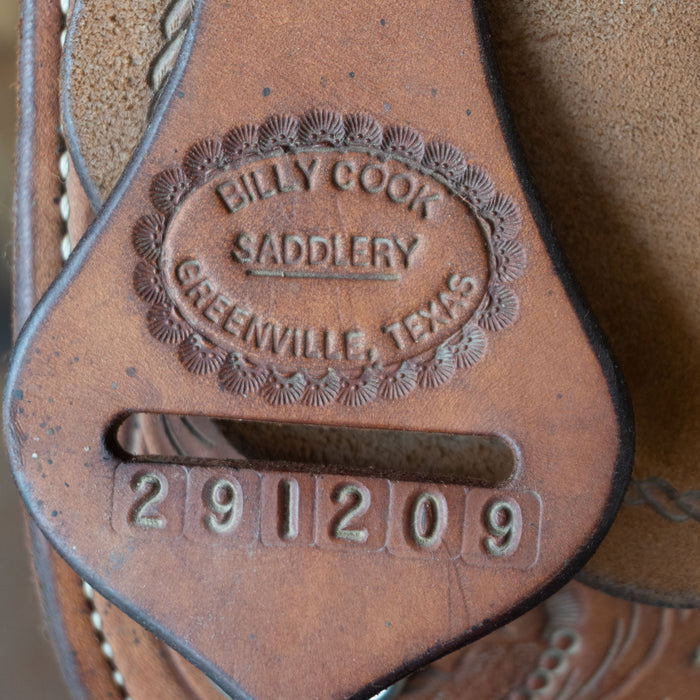 14.5" USED BILLY COOK BARREL SADDLE
