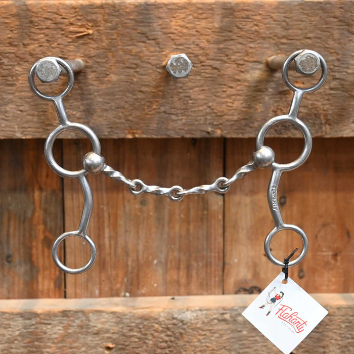 Flaharty Lil' Circle Gag Square Twist 4pc Bit Tack - Bits Flaharty