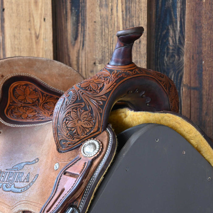 14" USED CORRIENTE BARREL SADDLE