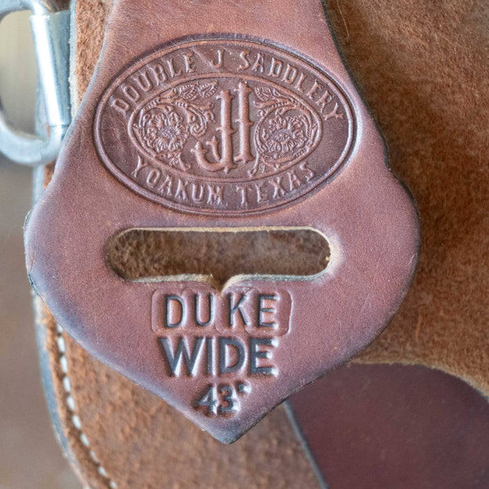 15" USED DOUBLE J THE DUKE BARREL SADDLE