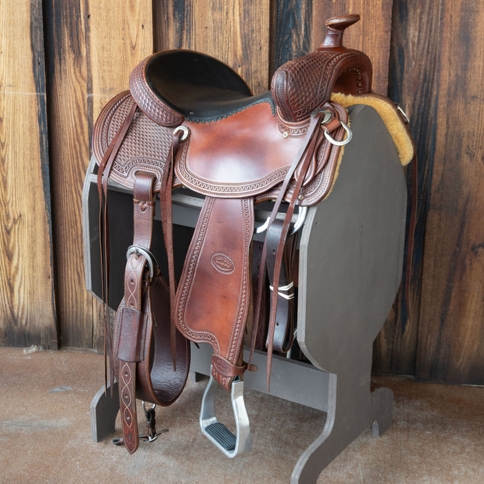 15" USED MARTY BYRD TRAIL SADDLE