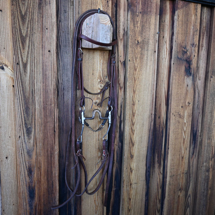 "BM" Flat Port Bridle Rig w/ Browband Headstall Tack - Rigs MISC