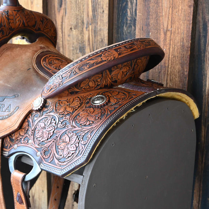 14" USED CORRIENTE BARREL SADDLE