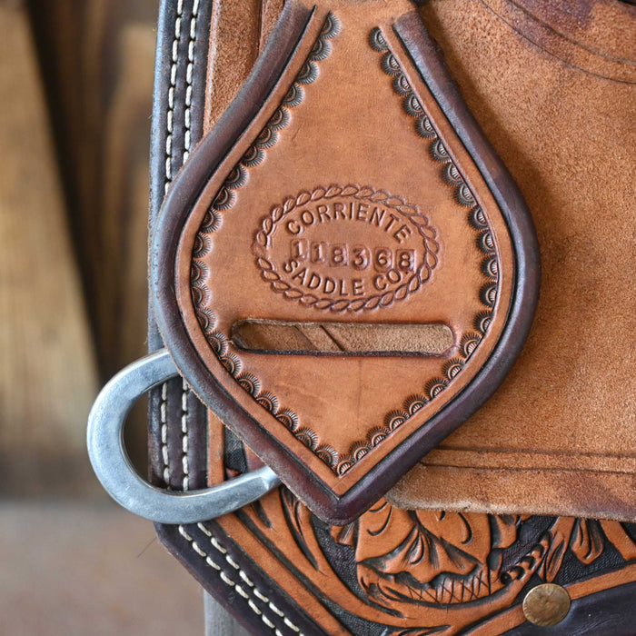 14" USED CORRIENTE BARREL SADDLE