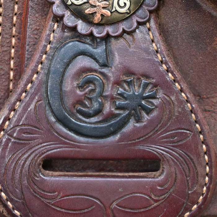 14" USED JEFF SMITH C3 BARREL SADDLE