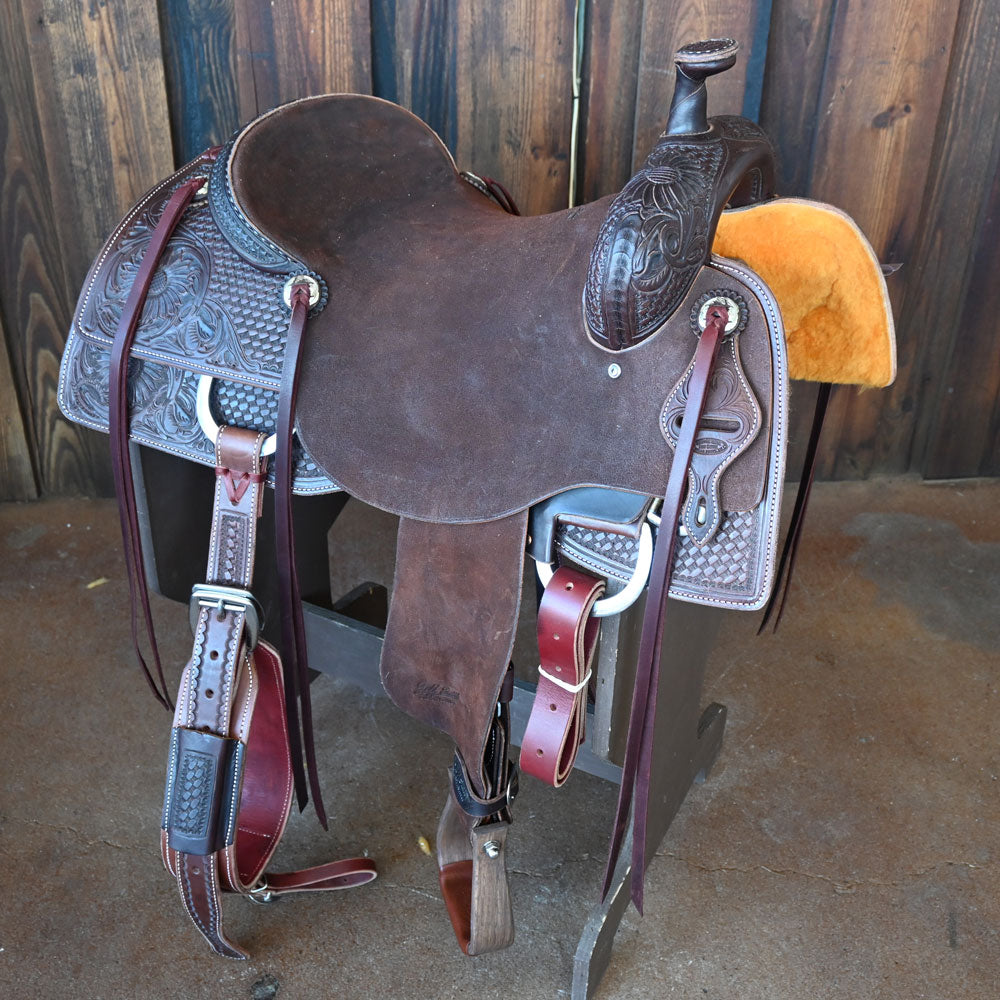 16.5" JEFF SMITH RANCH CUTTER SADDLE Saddles Jeff Smith