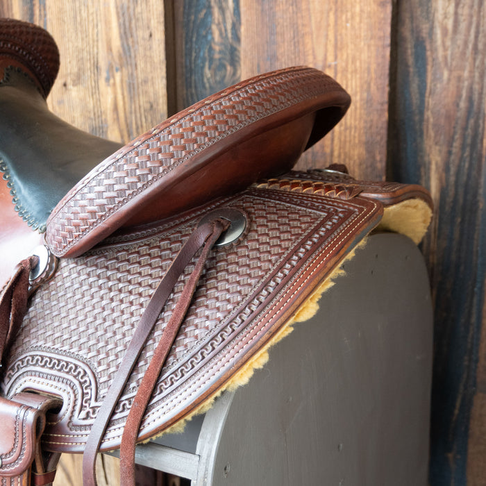 15" USED MARTY BYRD TRAIL SADDLE