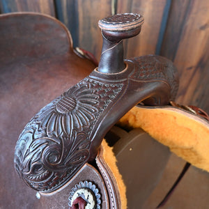 16.5" JEFF SMITH RANCH CUTTER SADDLE Saddles Jeff Smith