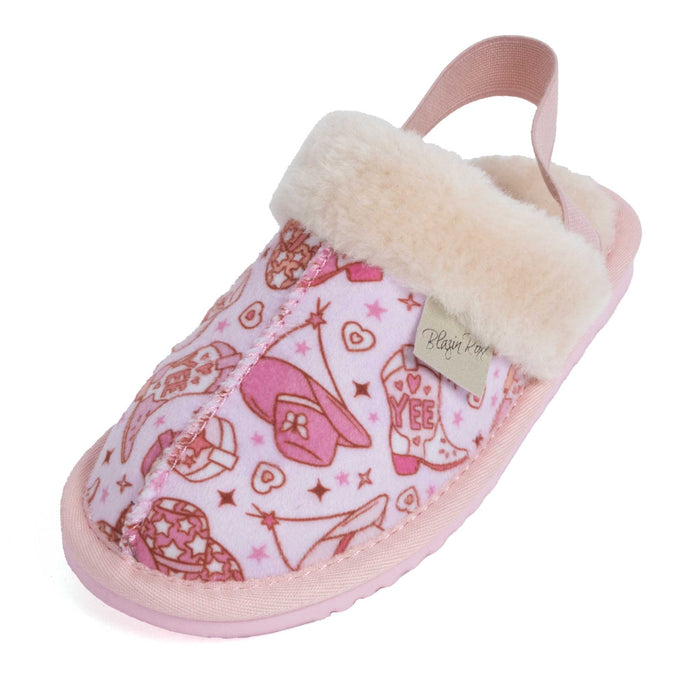 Youth Maddie Slide Western Print Slipper KIDS - Footwear - Casual Shoes M&F Western Products