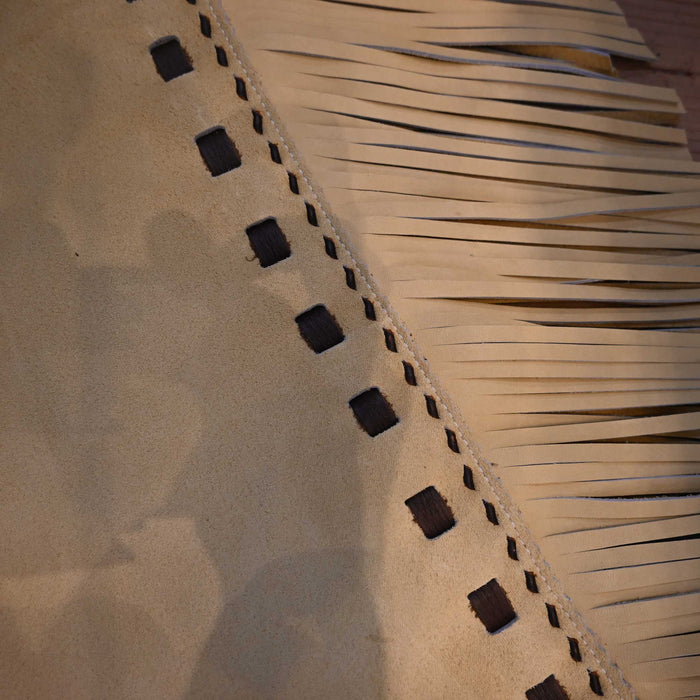 101's "Mello Yello" Stepthrough Chaps w/Black Cowhorn Conchos Tack - Chaps & Chinks Teskey's