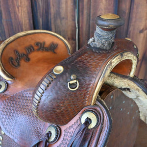 14.5" USED TIMBER CREEK RANCH SADDLE Saddles Timber Creek   