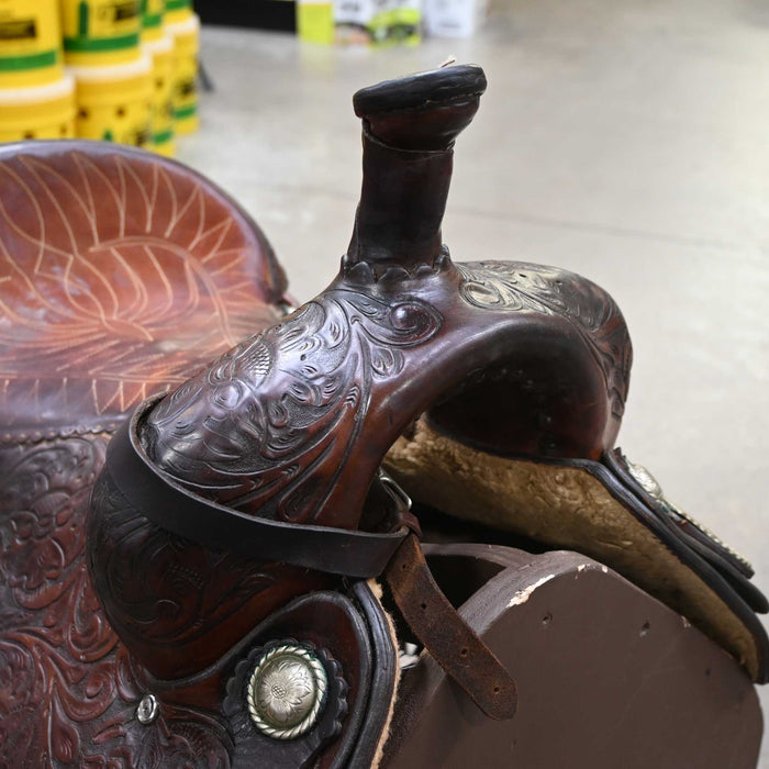 15.5" USED BILLY COOK CUTTING SADDLE