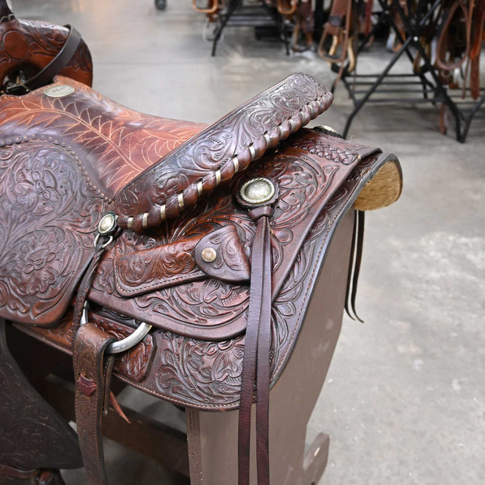 15.5" USED BILLY COOK CUTTING SADDLE