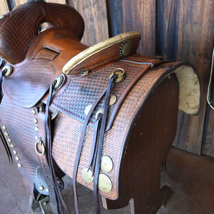 14.5" USED TIMBER CREEK RANCH SADDLE Saddles - Used Timber Creek