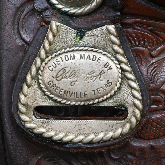 15.5" USED BILLY COOK CUTTING SADDLE