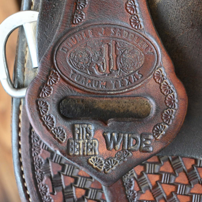 14" USED DOUBLE J BARREL SADDLE