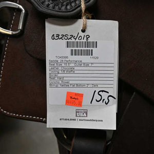 15.5" MARTIN PERFORMANCE SADDLE Saddles Martin Saddlery   