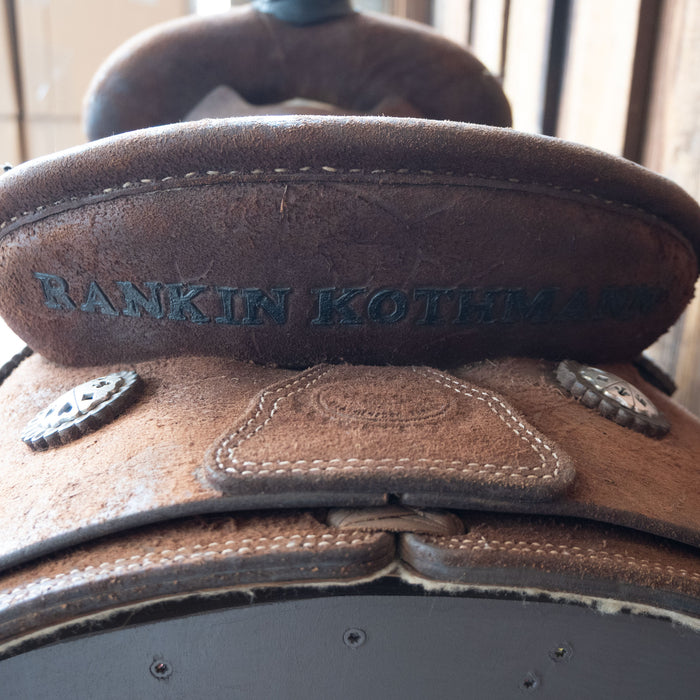 14.5" USED TESKEY'S ROPING SADDLE