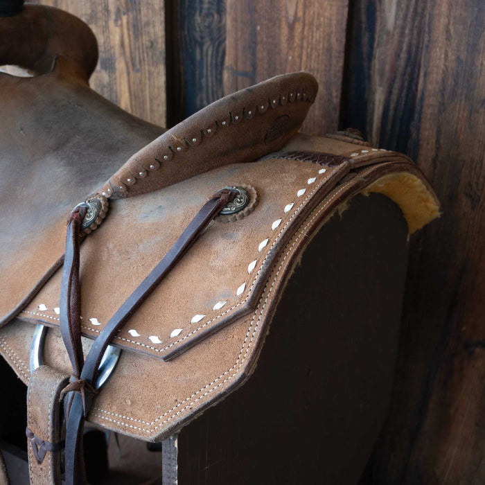 14.5" USED TRENT WARD RANCH SADDLE