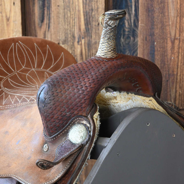 14" USED BILLY COOK BARREL SADDLE