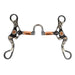 Aged Roll Port Bit with Floral Design Tack - Bits Formay   