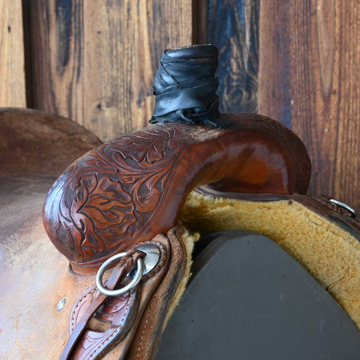 15.5" USED TRENT WARD RANCH SADDLE