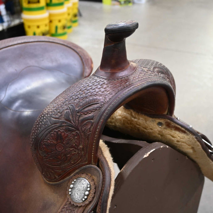 15.5" USED BOB'S COW HORSE SADDLE