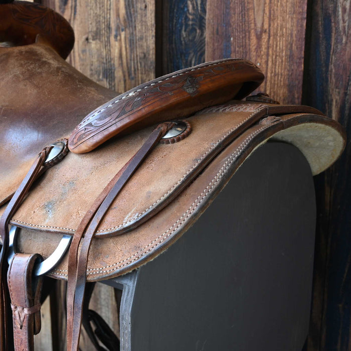 15.5" USED TRENT WARD RANCH SADDLE