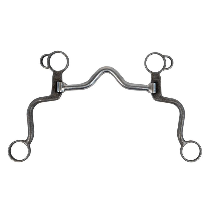 Aged Iron Small Shank Medium Port Bit Tack - Bits Formay   